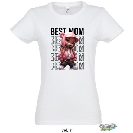 BEST MOM NŐI PÓLÓ FEHÉR