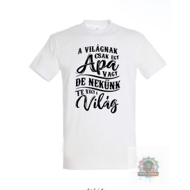 A vilagnak csak egy apa vagy feher polo ferfi fehér