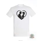 Apa Kislany szivben ferfi fehér