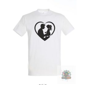 Apa Kislany szivben ferfi fehér