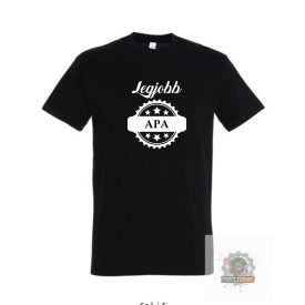 Legjobb apa feliratos polo ferfi fekete