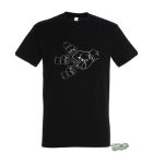 Kezek ökölben apa férfi fekete