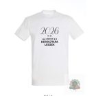 2026 az év amikor keresztapa leszek feliratos póló fehér