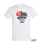 40 EV KEMENY MUNKA ferfi fehér