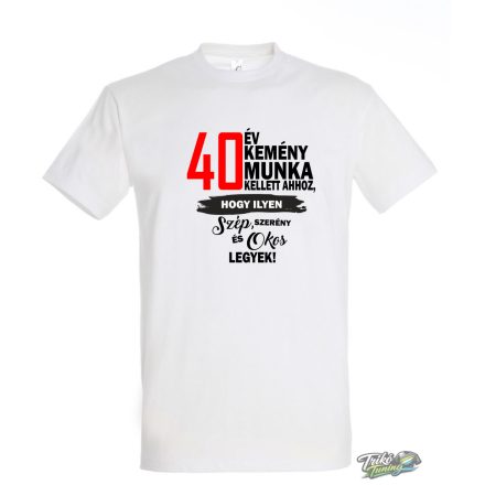 40 EV KEMENY MUNKA ferfi fehér