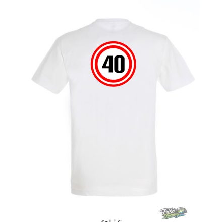 40 ES ferfi fehér