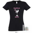 Lánybúcsú party-s póló