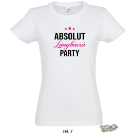 ABSOLUT Lanybucsu PARTY noi fehér