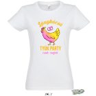 LANYBUCSU TYUKPARTY noi fekete