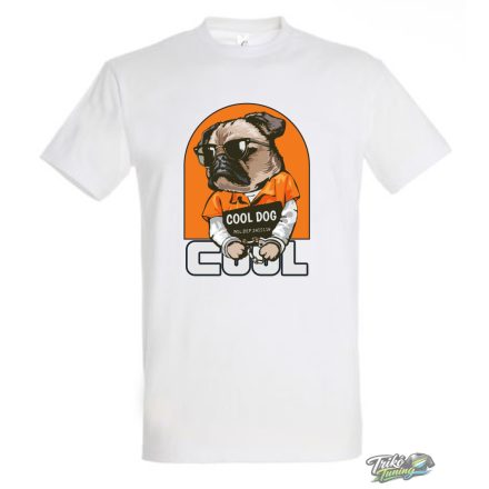 COOL DOG FÉRFI PÓLÓ FEHÉR