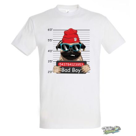 BAD BOY FÉRFI PÓLÓ FEHÉR
