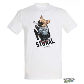 NO SIGNAL FÉRFI PÓLÓ FEHÉR