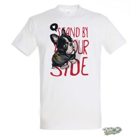STAND BY YOUR SIDE FÉRFI PÓLÓ FEHÉR