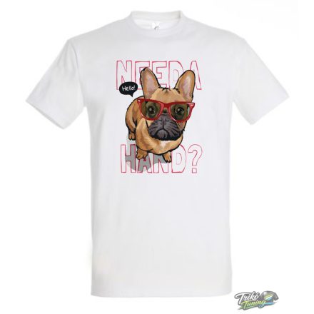 NEED A HAND FÉRFI PÓLÓ FEHÉR