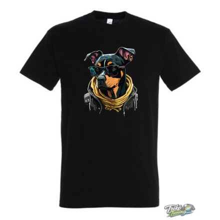 DOG #1 FÉRFI PÓLÓ FEKETE