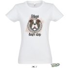 ADOPT DON'T SHOP NŐI PÓLÓ FEHÉR