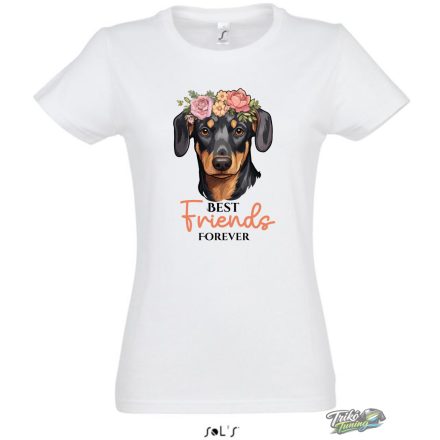 BEST FRIENDS FOREVER NŐI PÓLÓ FEHÉR