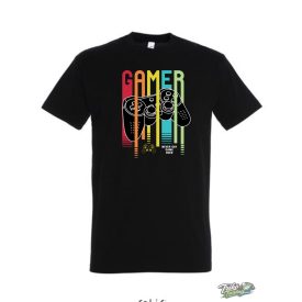 GAMER #2 FÉRFI PÓLÓ FEKETE