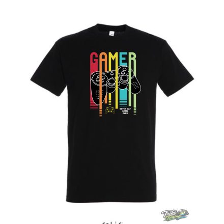 GAMER #2 FÉRFI PÓLÓ FEKETE