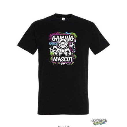GAMING MOSCOT FÉRFI PÓLÓ FEKETE