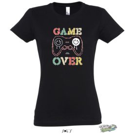 GAME OVER NŐI PÓLÓ FEKETE