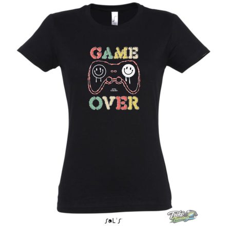 GAME OVER NŐI PÓLÓ FEKETE