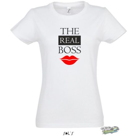 THE REAL BOSS NOI POLO noi fehér