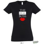 THE REAL BOSS NOI POLO noi fekete