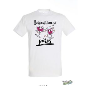 BORZASZTÓAN JÓ PÁROS FÉRFI PÓLÓ FEHÉR