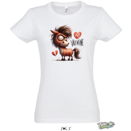 NO VALENTINE #1 NŐI PÓLÓ FEHÉR