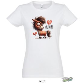 NO VALENTINE #2 NŐI PÓLÓ FEHÉR