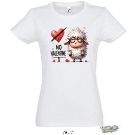NO VALENTINE #3 NŐI PÓLÓ FEHÉR