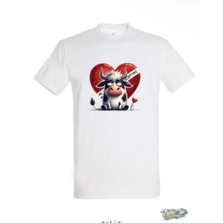 NO VALENTINE #4 FÉRFI PÓLÓ FEHÉR