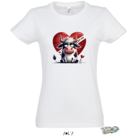 NO VALENTINE #4 NŐI PÓLÓ FEHÉR