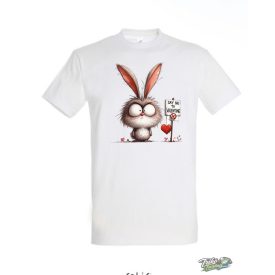 NO VALENTINE #26 FÉRFI PÓLÓ FEHÉR