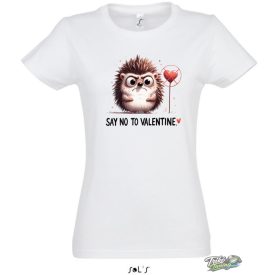 NO VALENTINE #6 NŐI PÓLÓ FEHÉR
