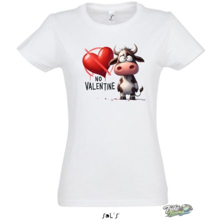 NO VALENTINE #7 NŐI PÓLÓ FEHÉR