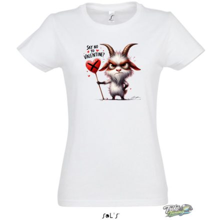 NO VALENTINE #9 NŐI PÓLÓ FEHÉR