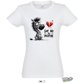 NO VALENTINE #14 NŐI PÓLÓ FEHÉR