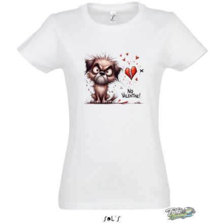 NO VALENTINE #15 NŐI PÓLÓ FEHÉR