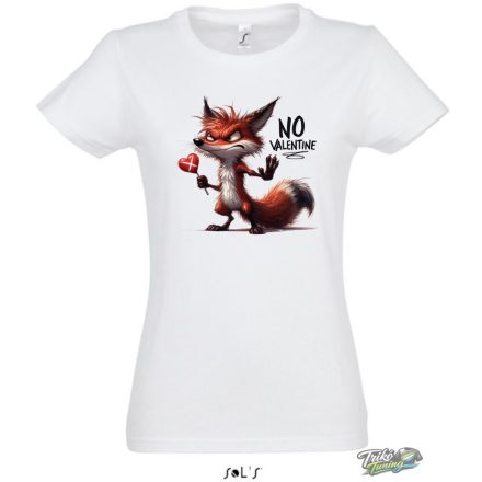 NO VALENTINE #25 NŐI PÓLÓ FEHÉR