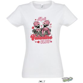 ANTI VALENTINE CLUB #1 NŐI PÓLÓ FEHÉR