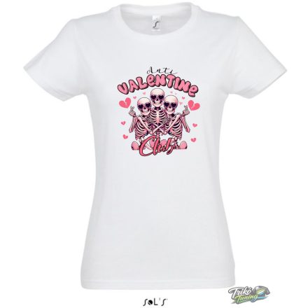 ANTI VALENTINE CLUB #2 NŐI PÓLÓ FEHÉR