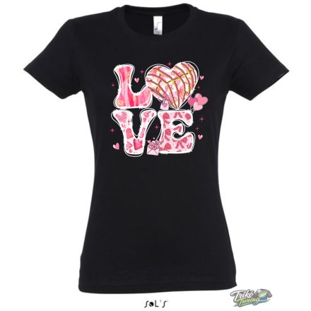LOVE NŐI PÓLÓ FEKETE