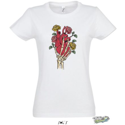 HEART AND ROSES FEHÉR