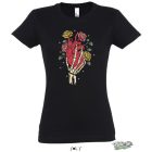 HEART AND ROSES FEKETE