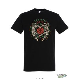 SKULL_HEART FEKETE