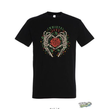 SKULL_HEART FEKETE
