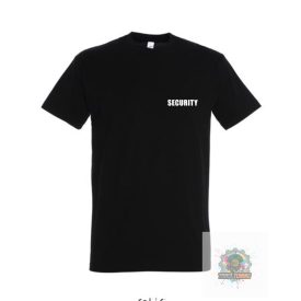 SECURITY ferfi front fekete