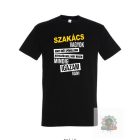 Szakacs vagyok hogy idot sporoljunk ferfi fekete